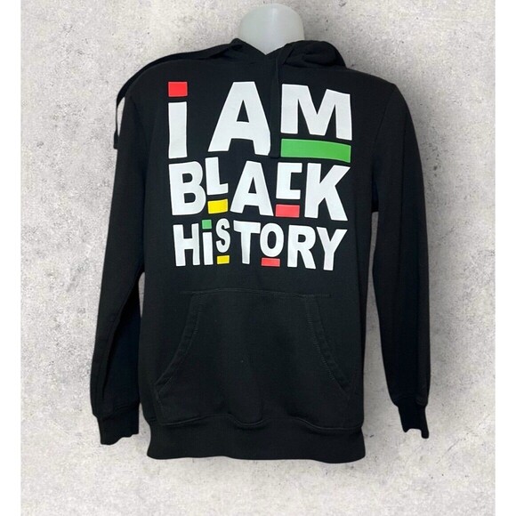 Indent I Am Black History Soft Fleece Hoodie Size Medium - Picture 1 of 4